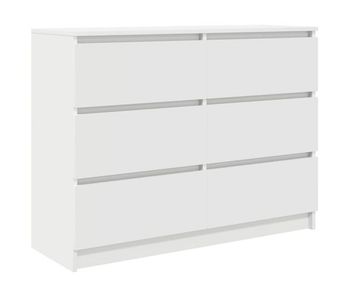 Aparador - mueble de almacenamiento blanco 100x35x76 cm madera de ingeniería es1653