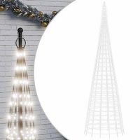 arbol de navidad 3000 led blanco frio 800 cm vidaxl