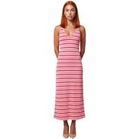 i am vestido largo abito cotone righe 25260 para mujer
