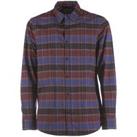 scotch  soda camisa manga larga regular-fit checked lightweight voile shirt para hombre