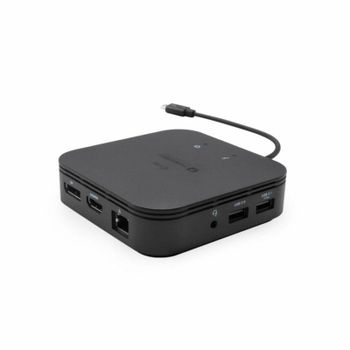 Estación de Acoplamiento i-tec Thunderbolt 3 Travel Dock Dual 4K/8K 60W + Cargador 77W Negro