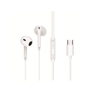 Conceptronic BRENDAN02W auricular y casco Auriculares Alámbrico Dentro de oído Llamadas/Música USB Tipo C Blanco