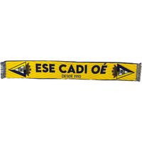 cadiz fc bufanda bufanda cadiz cf escudo raya gruesa amarillo para hombre