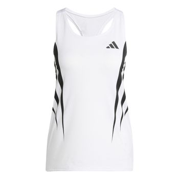 adidas Adizero Archive Singlet Camiseta De Running Mujeres-Blanco