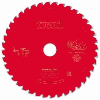 Hoja Para Sierra Circular Portátil Freud - Ø216 2/1,6 Al30 Z40 Tpb 0° - F03fs09887 -fr16m001m