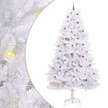Árbol De Navidad Artificial Con Ramas Articuladas Blanco 300 Cm Vidaxl