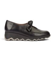 wonders para mujer c-7611 zapatos de piel simon 11 negro 36 plano cordones casual