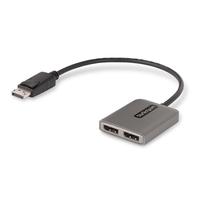 hub multiplicador mst de 2 puertos displayport - divisor dp