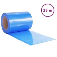 tira de cortina para puertas pvc rojo 300x26 mm 25 m