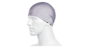 Speedo molded silicon cap gray