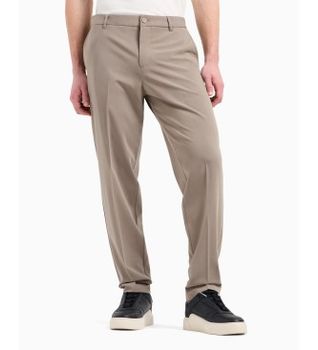 A|X Armani Exchange para hombre. XM000346AF10897U6107 Pantalón Flow beige (34), Casual, Poliéster