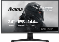 monitor iiyama 24 pulgadas resolucion full hd 1920x1080 panel ips 1 ms mprt 75 hz brillo 250 contraste 10001 hdmi displayport hub usb al