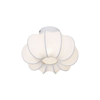 Plafón japandi blanco 27 cm