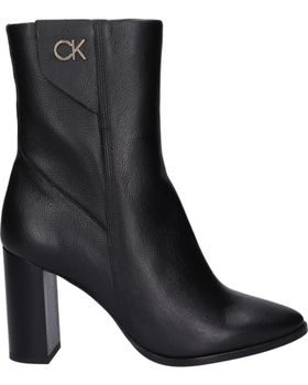 de CALVIN KLEIN HW0HW01750 CUP HEEL ANKLE BOOT BEH CK BLACK