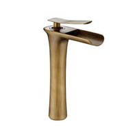 universal de griferia gl11070 artazul grifo monomando lavabo cano cascada laton envejecido