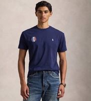 polo ralph lauren para hombre 710944674001 camiseta classic fit francia azul m casual algodon manga corta