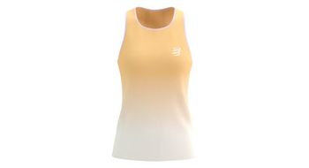 Camiseta de tirantes compressport performance orange para mujer