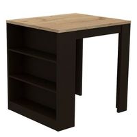 mesa de comedor tanna con estantes