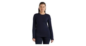 Camiseta de manga larga para mujer icebreaker 260 tech navy
