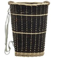 cesto para lena con correas transporte sauce natural 50x44x58cm vidaxl