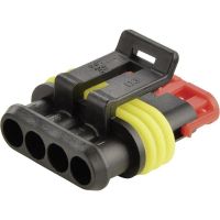 conector de cable electrico carcasa 4 pines superseal macho