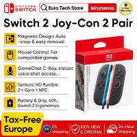 nintendo switch 2 joy-con 2 pares - azul clarorojo claro compatible con ns2 joystick de efecto hall conexion magnetica modo raton