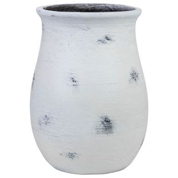 Macetero De Fibra De Vidrio Blanco 40x40x51,5cm