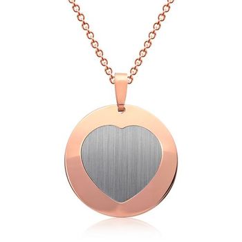 Cadena de plata rosado incl. colgante