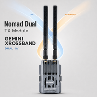 modulo transmisor radiomaster nomad dual 1w gemini xrossband expresslrs 24ghz 900mhz micro nano adaptador para dron fpv 1pc