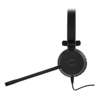 auriculares jabra con cable usb cancelacion de ruido microfono boom negro oficina