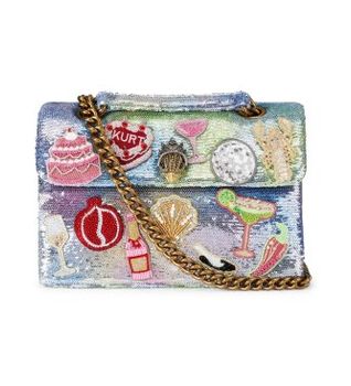 Kurt Geiger para mujer. 5379367779 Bolso Mini Sequin multicolor (OSFA), Casual, Tela