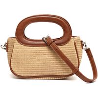 misako bandolera formito bolso mano efecto rafia para mujer