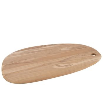 Tabla de cortar de fresno natural, 55 x 34,5 x 1 cm