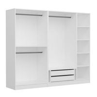 armario kale 5-210 blanco 225x210x52 cm