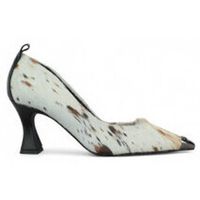 ezzio zapatos de tacon salon tacon 7 cm piel print animal para mujer