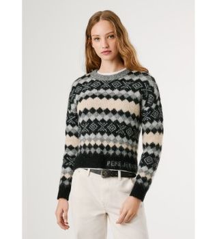 Pepe Jeans para mujer. PL7000039 Jersey Celestine gris (S), Casual, Poliéster