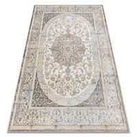 bliss z204az128 alfombra crema  beige - marco ornamento moderna es 120x170 cm