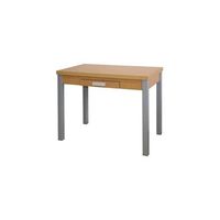 mesa de cocina extensible isabella con cajon funcional