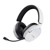 trust gxt 491w fayzo auriculares gaming inalambricos usb-c blancos