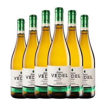 Herrero Vino Blanco Janine Vedel Eco Rueda 75 Cl 13.6% Vol. (pack De 6 Unidades)