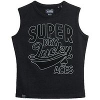 superdry camiseta tirantes debardeur retro slim femme para mujer