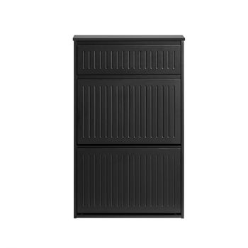 Zapatero con 2 puertas y 1 cajón negro