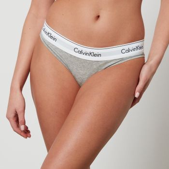 Calvin Klein Women's Modern Cotton Bikini Briefs - Grey Heather - XS