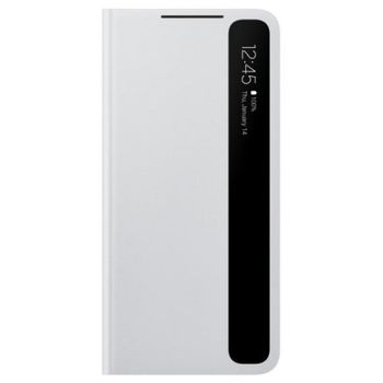Samsung Clear View Funda Gris para Galaxy S21 Plus