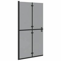 panel de ducha a ras de suelo negro 100 x 65 x 190 cm vidaxl