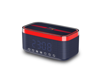 Red Bull Altavoz Radio Despertador Cargador 12W