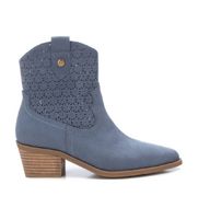 xti para mujer 14388505-jeans botines de piel 143885 azul 39 5 a 8cm cremallera casual