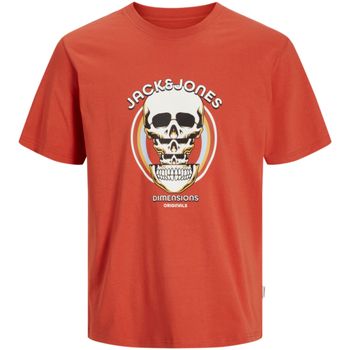 Jack & Jones Camiseta 12274892 JORANATOMY SKULL TEE SS CREW NECK SN JNR SUMMER FIG para niño