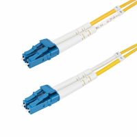 cable de fibra optica duplex lc a lc os2 monomodo startechcom 2m