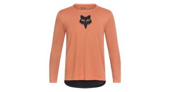 Maillot fox ranger head infantil manga larga coral